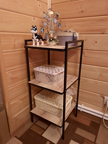 Стеллаж Таймон делано / черный фото покупателя 2